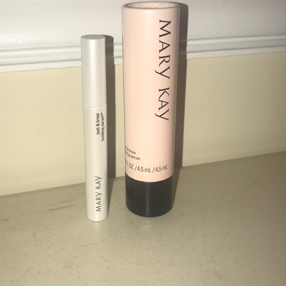 Lash and brow building serum